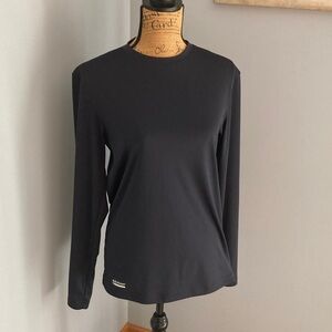 Under Armour Heat Gear Tactical Black Long Sleeve Tee Women Size SM/P